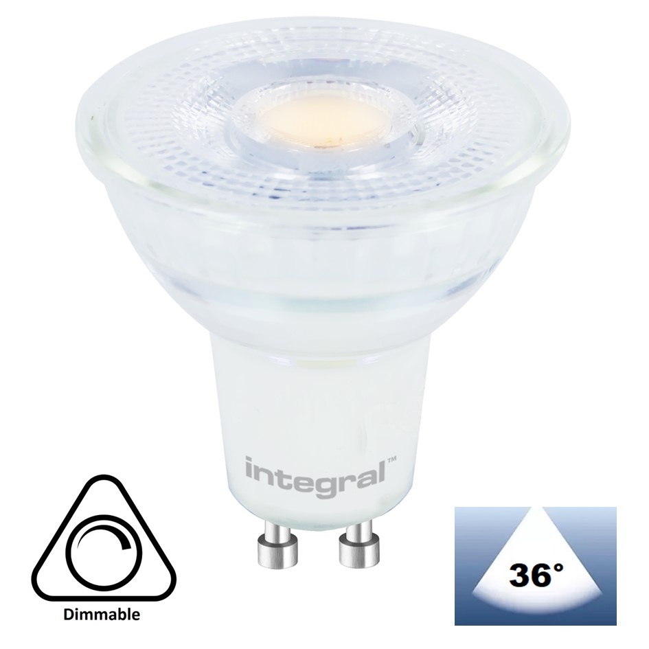 GU10 LED Spot 3,6w, 400 Lumen, Glas, Dimbaar, Lichthoek: 36°, 2 Jaar Garantie, foto 2 van 6