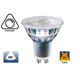 GU10 LED Spot 5,5w, 450 Lumen, 2200K Flame, Glas, Dimbaar 2 Jaar Garantie