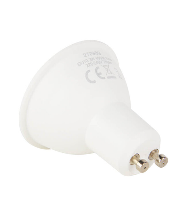 GU10 LED Spot WIT 5w, 400 Lumen, Dimbaar, Lichthoek: 60°, 2 Jaar Garantie