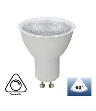 GU10 LED Spot WIT 7w, 560 Lumen, Dimbaar, Lichthoek: 60°, 2 Jaar Garantie