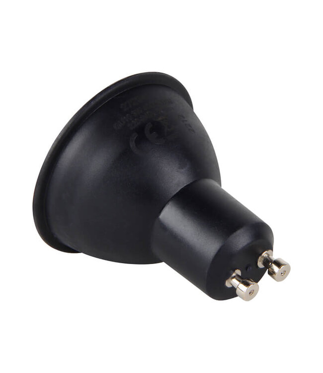 GU10 LED Spot ZWART 7w, 560 Lumen, Dimbaar, Lichthoek: 60°, 2 Jaar Garantie