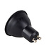 GU10 LED Spot ZWART 7w, 560 Lumen, Dimbaar, Lichthoek: 60°, 2 Jaar Garantie