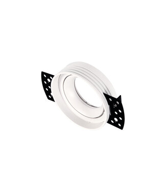 Trimless Inbouw Spot Armatuur | Wit | 80mm Gatmaat | Geschikt voor pleisterwerk | 50mm LED Spots
