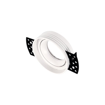 Trimless Inbouw Spot Armatuur | Wit | 80mm Gatmaat | Geschikt voor pleisterwerk | 50mm LED Spots