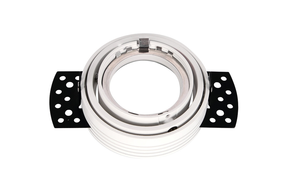 Reserveer: Trimless Inbouw Spot Armatuur | Wit | 80mm Gatmaat | Geschikt voor pleisterwerk | 50mm LED Spots, foto 3 van 4