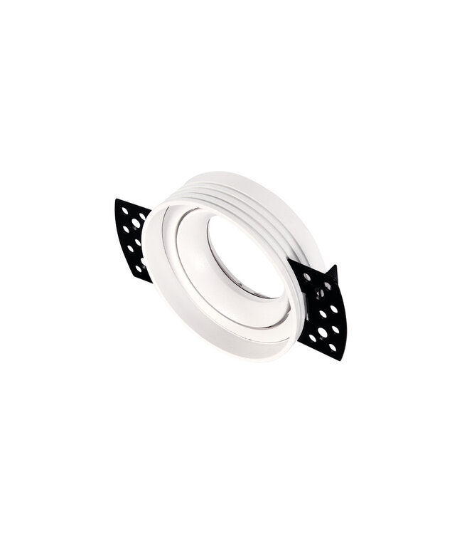 Trimless Inbouw Spot Armatuur | Wit | 80mm Gatmaat | Geschikt voor pleisterwerk | 50mm LED Spots