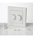 Afdekraam DUO LED Dimmer | Geschikt voor ION DUO LED Dimmer | Helder Wit