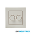 Afdekraam DUO LED Dimmer | Geschikt voor ION DUO LED Dimmer | Mat Wit
