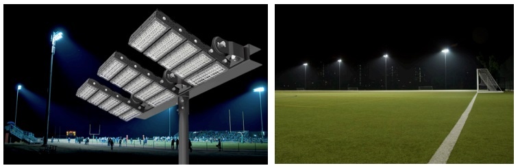 LED Terreinverlichting 1250w, 212500 Lumen (170lm/w), 5000K Puur Wit, IP66, PH Xitanium LED Driver, 5 Jaar Garantie, foto 5 van 6