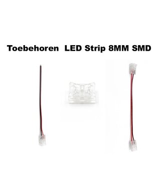 A-Serie Led Strip Connector 8MM Led Strips (Zonder solderen) | Geschikt voor IP20 en IP65 LED Strips