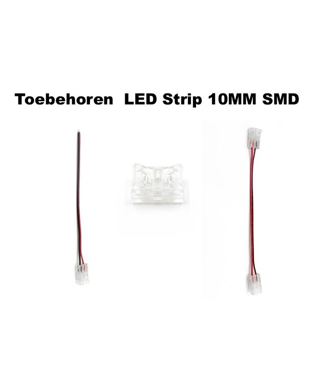 A-Serie Led Strip Connector 10MM Led Strips (Zonder solderen) | Geschikt voor IP20 en IP65 LED Strips