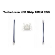 A-Serie Led Strip Connector RGB Led Strips 10MM  (Zonder solderen) | Geschikt voor IP20 en IP65 LED Strips