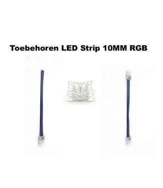 A-Serie Led Strip Connector RGB Led Strips 10MM  (Zonder solderen) | Geschikt voor IP20 en IP65 LED Strips