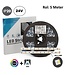 Led Strip ROL 5 Meter 5050SMD, 16w/m, 60 led/m, RGB+NW (4000K) 4IN1 LED , 24v, IP20, 10mm, 2 Jaar garantie