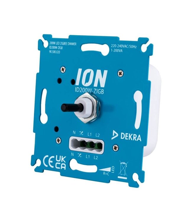 ION INDUSTRIES - Inbouw LED Zigbee Dimmer | 0.3-200 Watt | Zonder Nuldraad