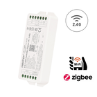 Miboxer Zigbee 3.0 + 2.4 Ghz, 2 in1 LED Strip Controller Single Color /  CCT (Dual White) 12-24VDC, 12A, Werkt via Zigbee 3.0 / App / Wifi / 2.4Ghz