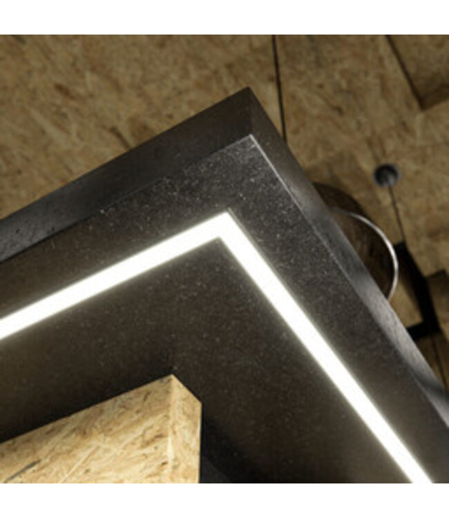 UITVERKOOP: Stuc/Pleister Aluminium Led Strip Profiel Norman | ALU |  14,6x15,6mm | Tot 2 Meter leverbaar