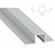 UITVERKOOP: Stuc/Pleister Aluminium Led Strip Profiel Norman | ALU |  14,6x15,6mm | Tot 2 Meter leverbaar