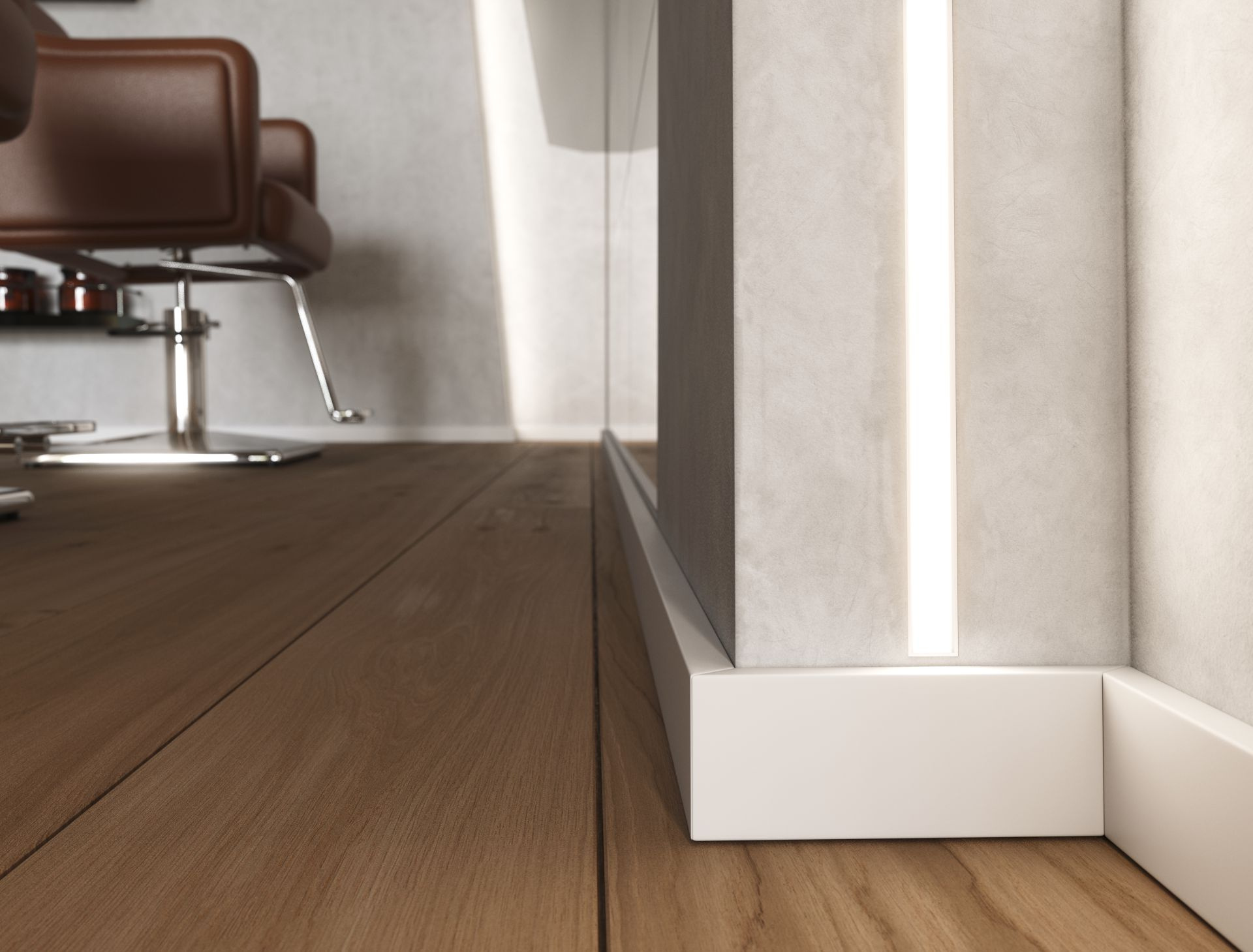 UITVERKOOP: Stuc/Pleister Aluminium Led Strip Profiel Norman | ALU | 14,6x15,6mm | Tot 2 Meter leverbaar, foto 6 van 6