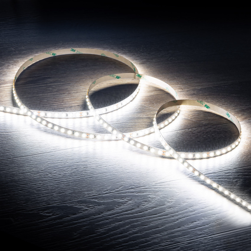 ECO Led Strip ROL 5 Meter 2835SMD, 9,6w/m, 120 led/m, 1028-1080Lm/m, 12v, IP20, 8mm, 2 Jaar garantie, foto 5 van 6