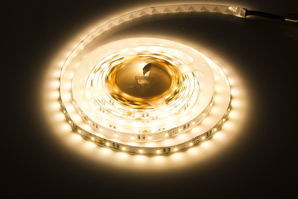 ECO Led Strip ROL 5 Meter 2835SMD, 6w/m, 60 led/m, 617-630Lm/m, 24v, IP65HS, 8mm, 2 Jaar garantie, foto 4 van 6