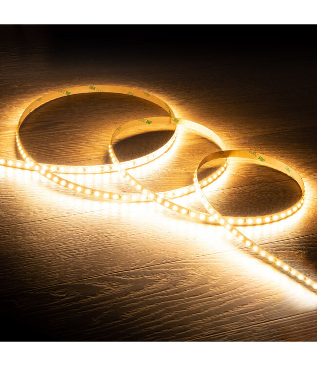ECO Led Strip ROL 5 Meter 2835SMD, 12w/m, 120 led/m, 1269-1350Lm/m, 24v, IP20, 8mm, 2 Jaar garantie