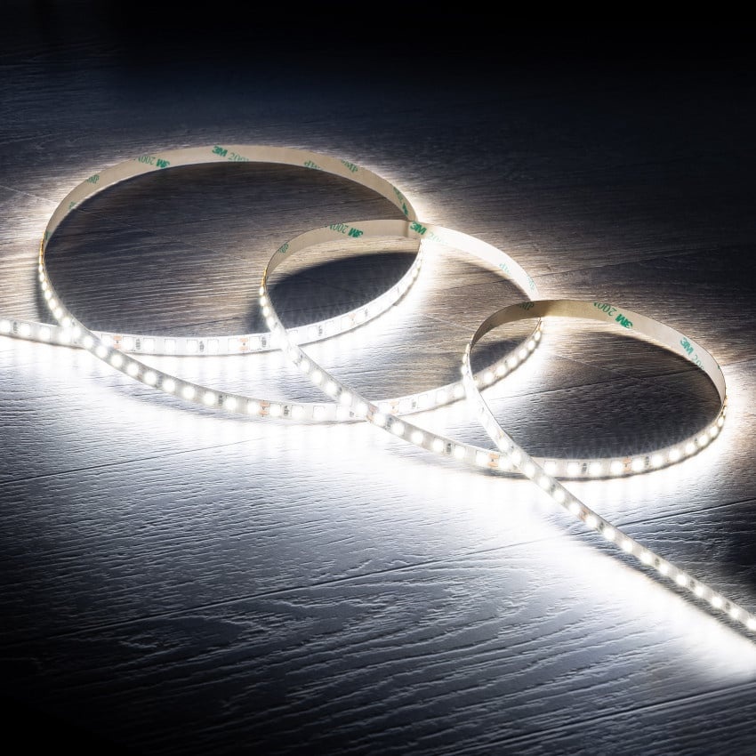 ECO Led Strip ROL 5 Meter 2835SMD, 12w/m, 120 led/m, 1269-1350Lm/m, 24v, IP20, 8mm, 2 Jaar garantie, foto 6 van 6