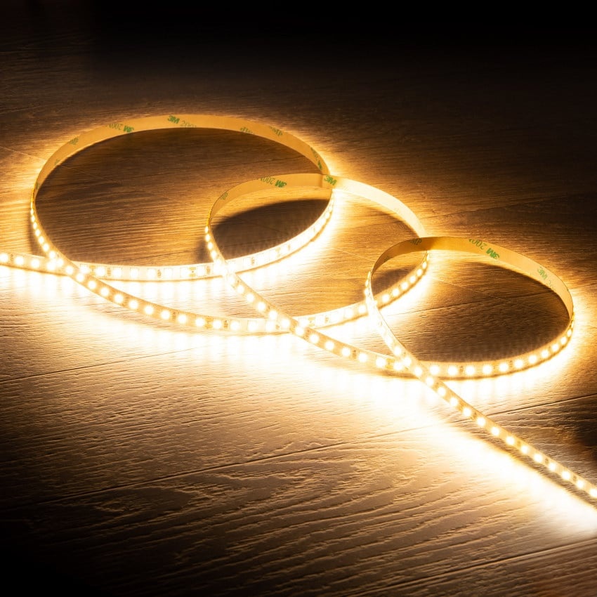 ECO Led Strip ROL 5 Meter 2835SMD, 12w/m, 120 led/m, 1300Lm/m, 24v, IP65HS, 8mm, 2 Jaar garantie, foto 3 van 6