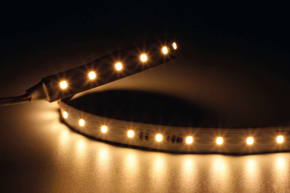 Premium Led Strip ROL 5 Meter 2835SMD, CRI90, 6w/m, 64 led/m, 660-720Lm/m, 24v, IP20, 10mm, 3 Jaar garantie, foto 3 van 6