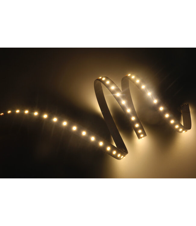 Premium Led Strip ROL 5 Meter 2835SMD, CRI90, 6w/m, 64 led/m, 660-720Lm/m, 24v, IP20, 10mm, 3 Jaar garantie