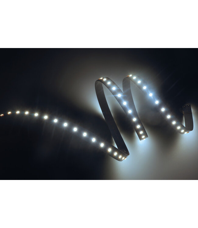 Premium Led Strip ROL 5 Meter 2835SMD, CRI90, 6w/m, 64 led/m, 660-720Lm/m, 24v, IP20, 10mm, 3 Jaar garantie