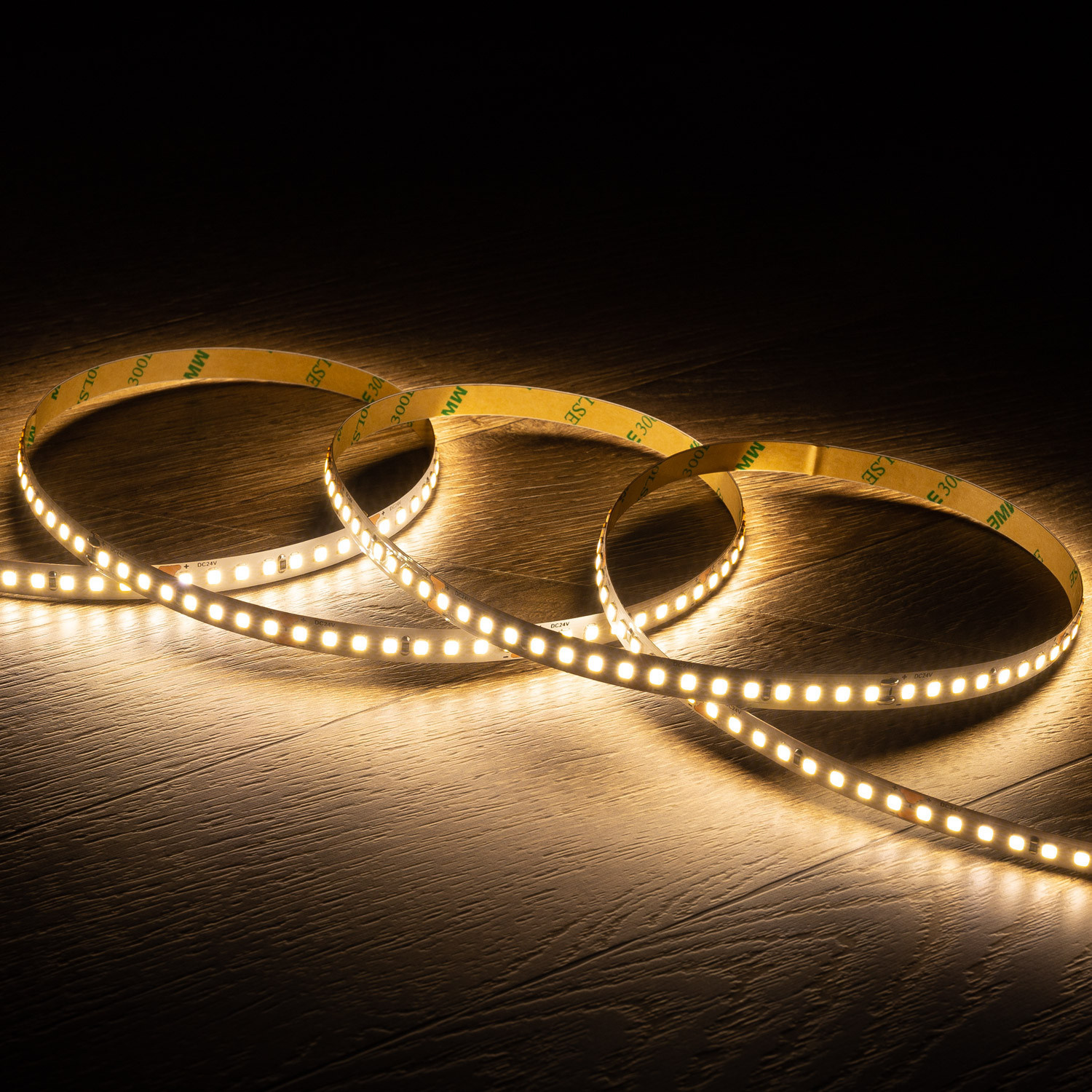 Premium Led Strip ROL 5 Meter 2835SMD, CRI90, 12w/m, 128 led/m, 1320-1440Lm/m, 24v, IP20, 10mm, 3 Jaar garantie, foto 3 van 6
