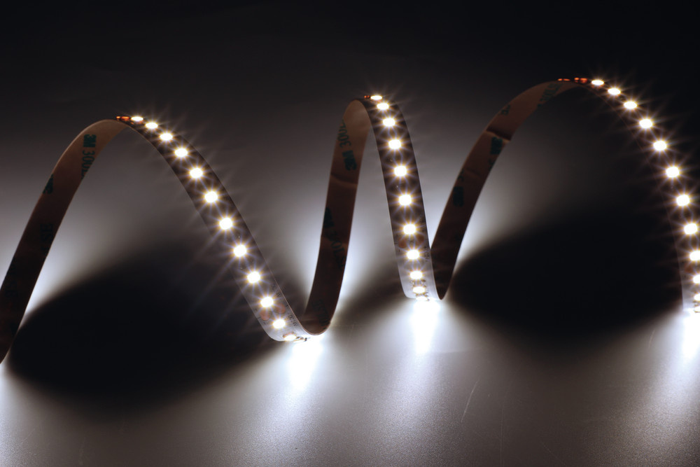 Premium Led Strip ROL 5 Meter 2835SMD, CRI90, 12w/m, 128 led/m, 1320-1440Lm/m, 24v, IP20, 10mm, 3 Jaar garantie, foto 5 van 6