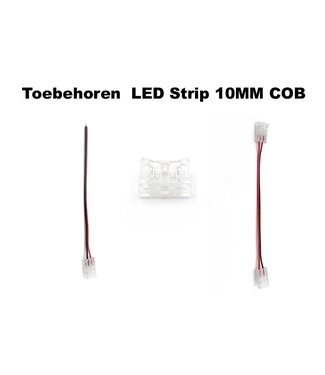 A-Serie Led Strip Connector 10MM COB Led Strips (Zonder solderen) | Geschikt voor IP20 en IP65 LED Strips