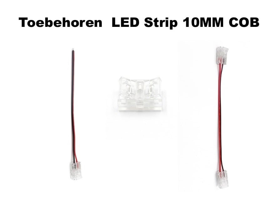 A-Serie Led Strip Connector 10MM COB Led Strips (Zonder solderen) | Geschikt voor IP20 en IP65 LED Strips, foto 2 van 5