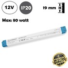 Cobalt LongSlim Premium Led Strip voeding 12V/100W/8,33A, Max: 80w, Afm:320,6x30x18,2 mm, 3 Jaar Garantie