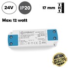 Cobalt Premium Led Strip voeding 24V/15W/0,62A, Max: 12w, Afm:103x35.5x16mm, 3 Jaar Garantie