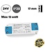 Cobalt Premium Led Strip voeding 24V/15W/0,62A, Max: 12w, Afm:103x35.5x16mm, 3 Jaar Garantie