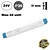 Cobalt LongSlim Premium Led Strip voeding 24V/75W/3,25A, Max: 60w, Afm:305x30x17 mm, 3 Jaar Garantie