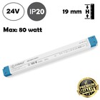 Cobalt LongSlim Premium Led Strip voeding 24V/100W/4,17A, Max: 80w, Afm:320x30x19 mm, 3 Jaar Garantie