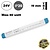 Cobalt LongSlim Premium Led Strip voeding 24V/100W/4,17A, Max: 80w, Afm:320x30x19 mm, 3 Jaar Garantie