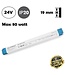 Cobalt LongSlim Premium Led Strip voeding 24V/100W/4,17A, Max: 80w, Afm:320x30x19 mm, 3 Jaar Garantie