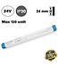 Cobalt LongSlim Premium Led Strip voeding 24V/150W/6,25A, Max: 120w, Afm:360x32x24 mm, 3 Jaar Garantie