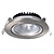 Inbouw LED Spot 5w Flat, 450 Lumen, 3000K, Kantelbaar, IP44, Dimbaar, CRI90, Staal Armatuur, Gatmaat 72mm, 2 Jaar Garantie