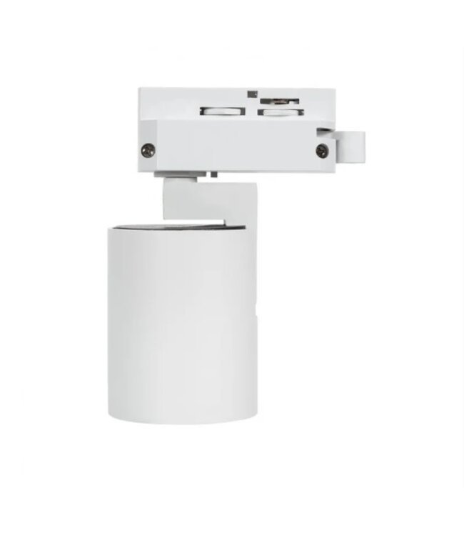1 Fase Rail Spot Compact | GU10 Fitting |Witkleurige behuizing