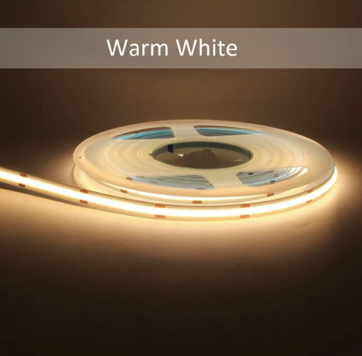 PRIME Ultra Bright Led Strip ROL 5 Meter COB, 18w/m, 480 led/m, 1440-1520Lm/m, CRI90, 24v, IP20, 10mm, 3 Jaar garantie, foto 5 van 6