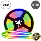 Premium Led Strip ROL 5 Meter COB, 15w/m, 840 led/m, RGB, CRI90, 24v, IP20, 10mm, 3 Jaar garantie