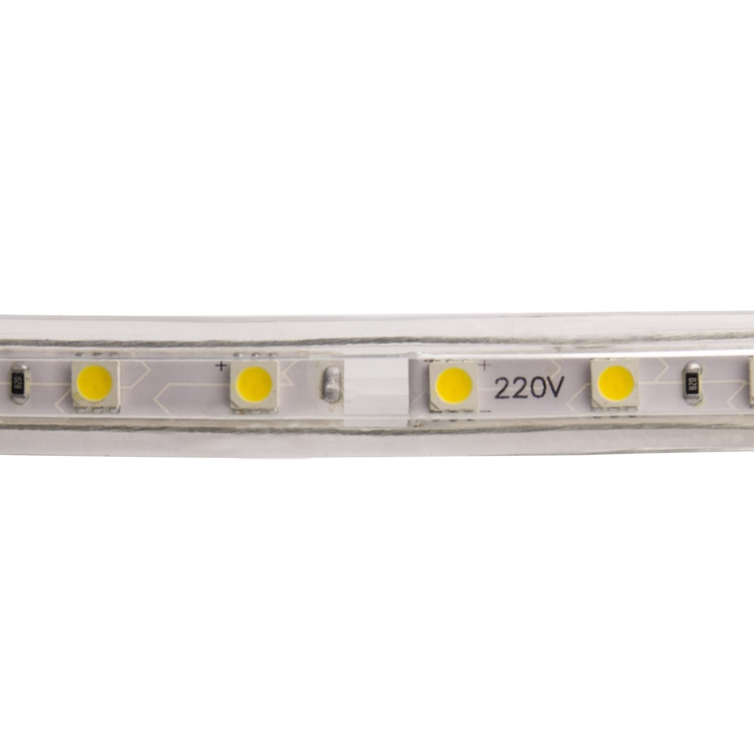 LED Lichtslang Op Maat Per Meter: 4000K Neutraal, 5w/m, 60 leds/m, 500lm/m, IP65, 230V, foto 3 van 3