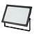 Slim LED Floodlight 100w, 10000 Lumen, Lichtkleur: Groen, IP65, Zwart, 2 Jaar Garantie