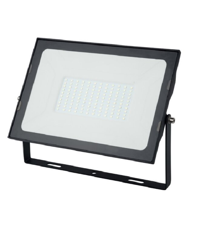 Slim LED Floodlight 100w, 10000 Lumen, Lichtkleur: Groen, IP65, Zwart, 2 Jaar Garantie